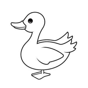 Disegno facile di oca