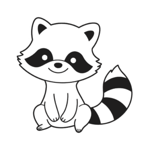 Disegno facile di procione