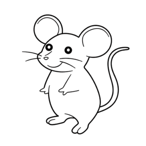 Disegno facile di ratto