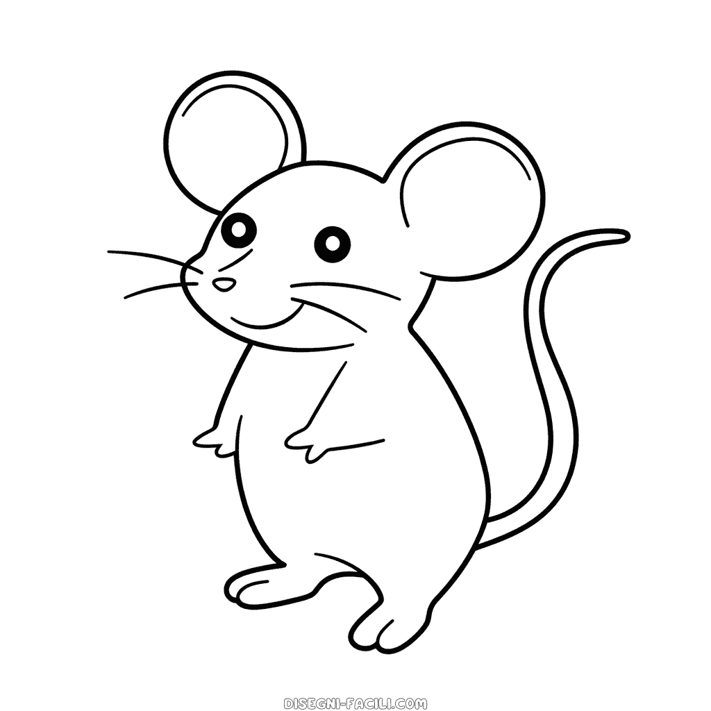 Disegno facile di ratto