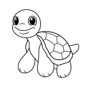 Disegno facile di tartaruga