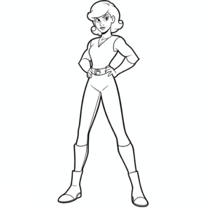 Disegno facile di april oneil tartarughe ninja mutanti adolescenti