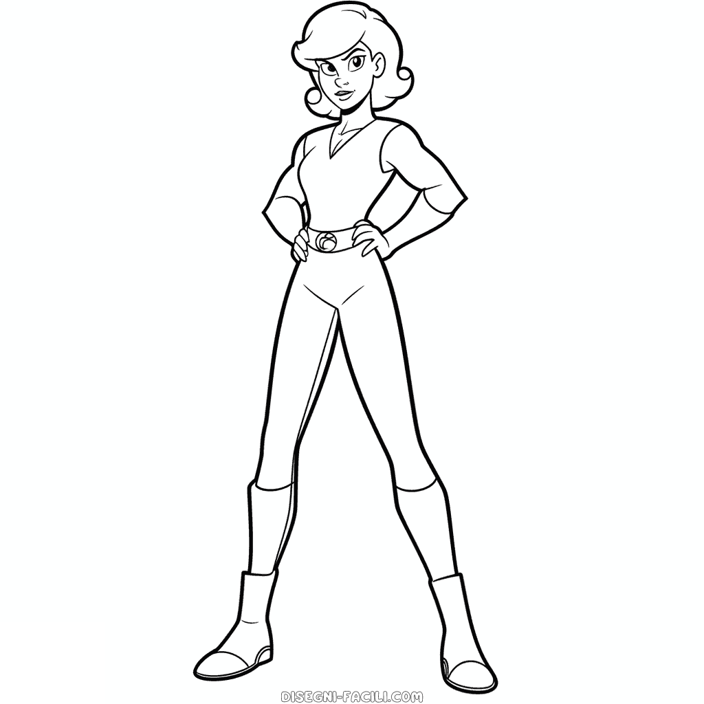 Disegno facile di april oneil tartarughe ninja mutanti adolescenti