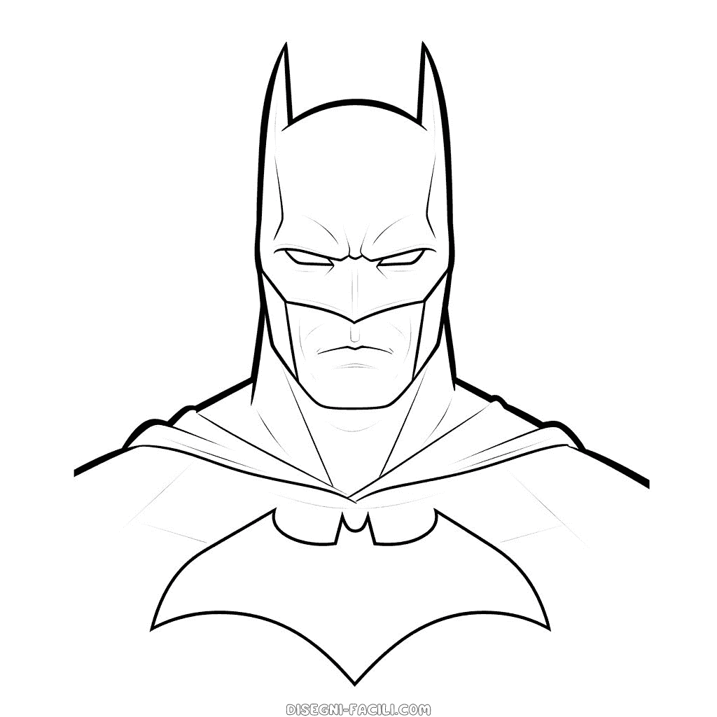 Disegno facile di batman