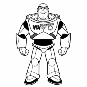 Disegno facile di buzz lightyear toy story