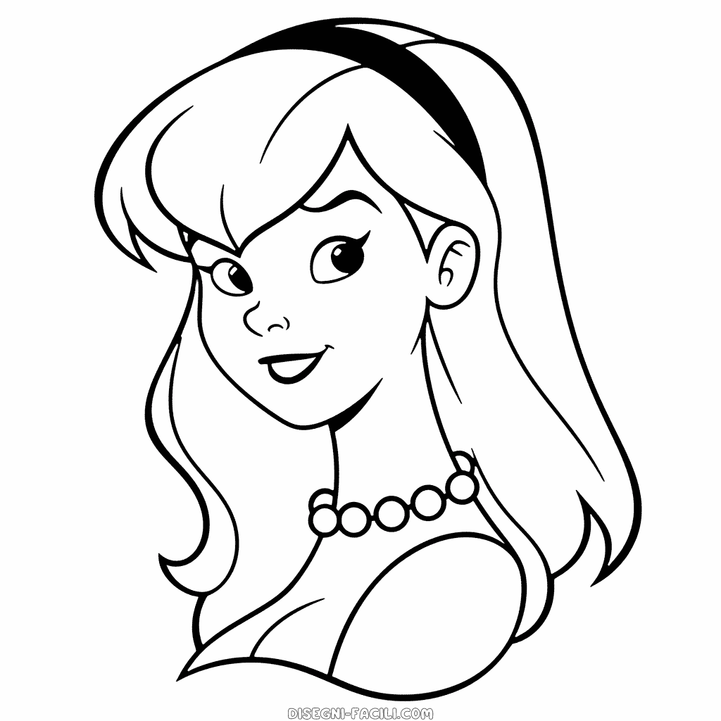 Disegno facile di daphne blake scooby-doo