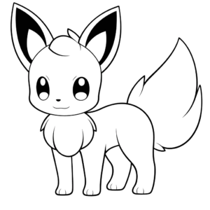 Disegno facile di eevee