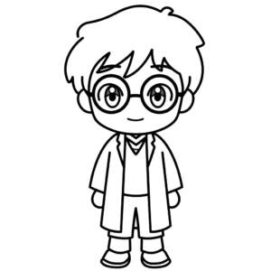 Disegno facile di harry potter