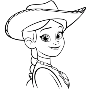 Disegno facile di jessie toy story