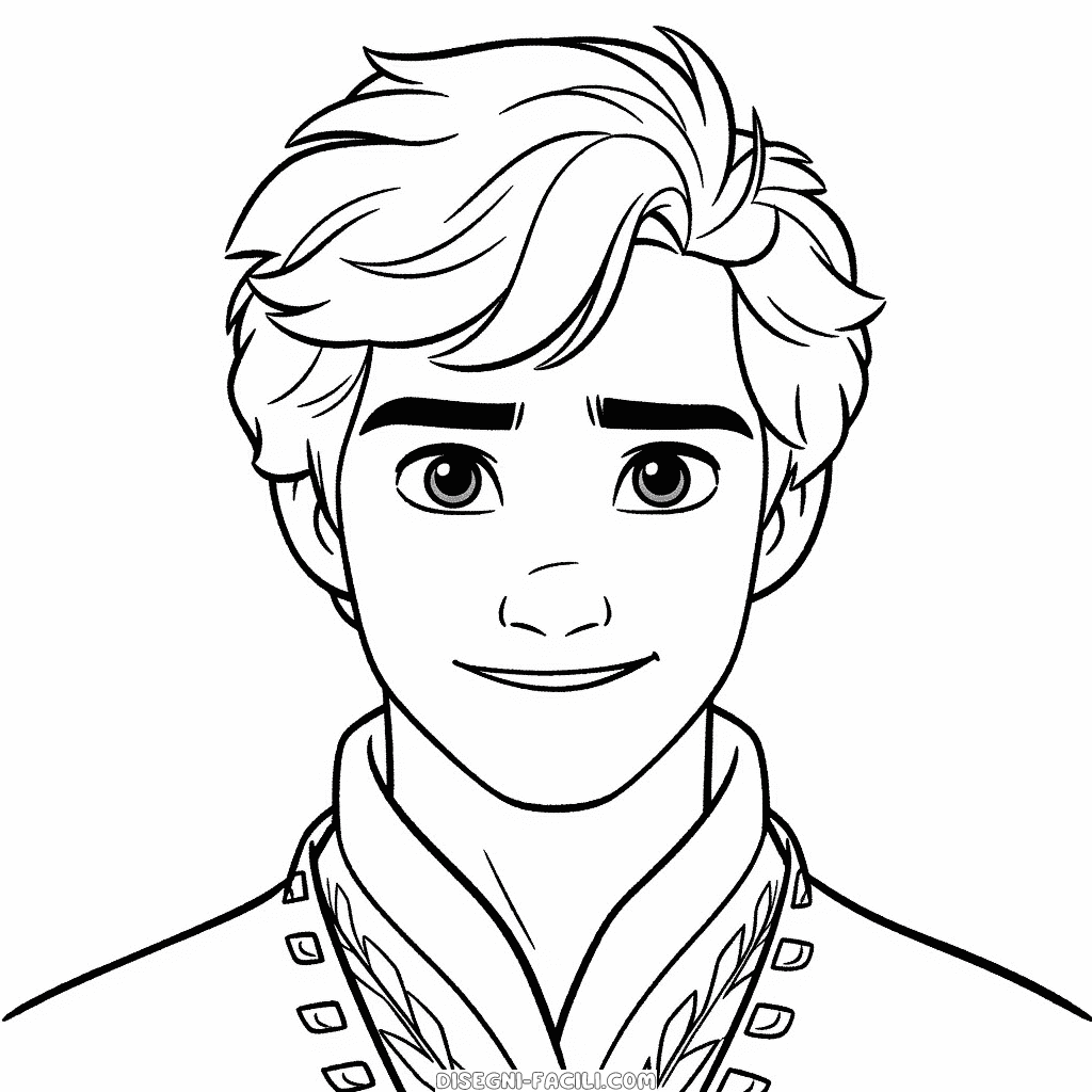 Disegno facile di kristoff frozen