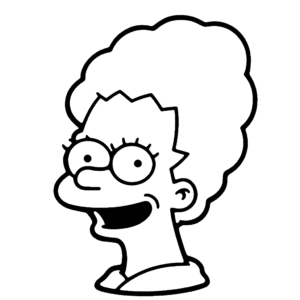 Disegno facile di marge simpson i simpson