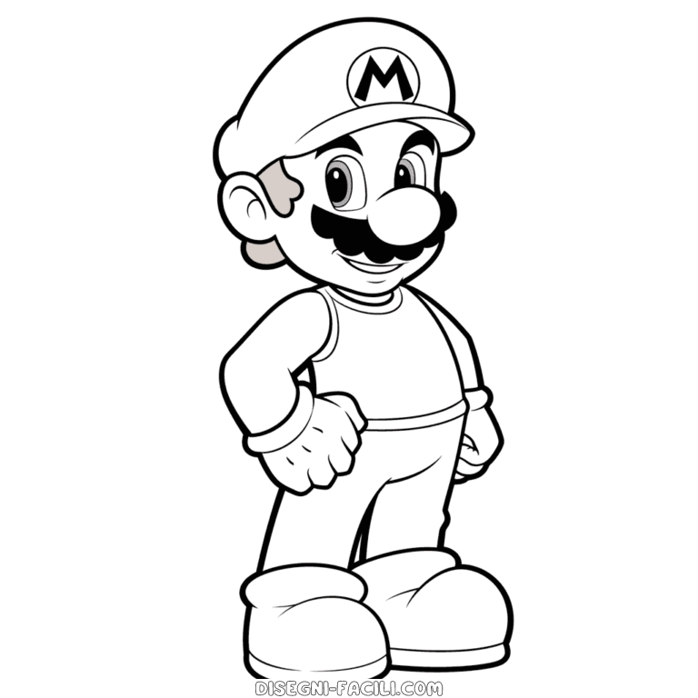 Disegno Facile Di Mario 