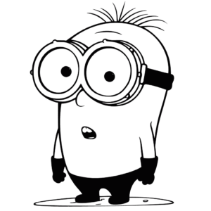 Disegno facile di minions cattivissimo me