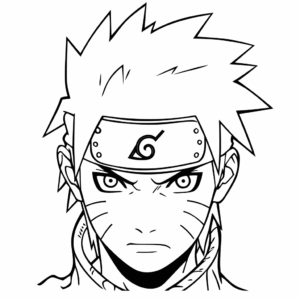 Disegno facile di naruto uzumaki