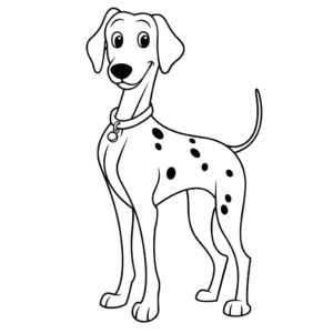 Disegno facile di perdita 101 dalmata