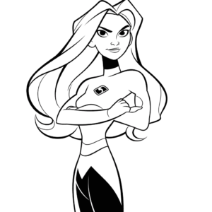 Disegno facile di shego kim possible