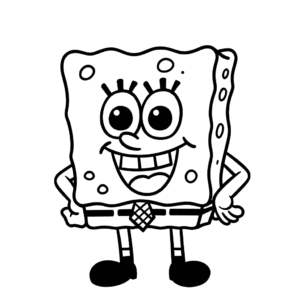 Disegno facile di spongebob squarepants