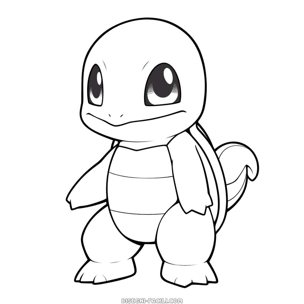 Disegno facile di squirtle