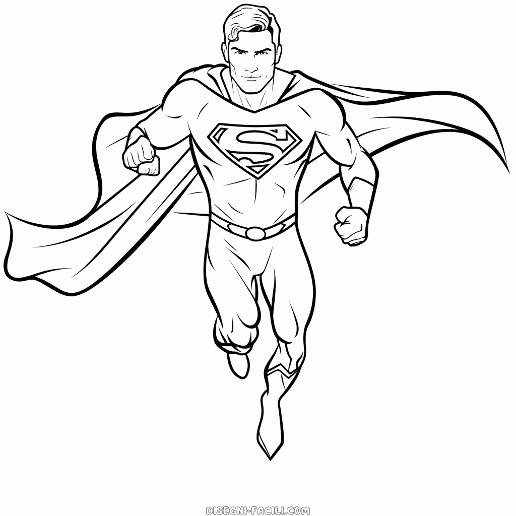 Disegno facile di superman