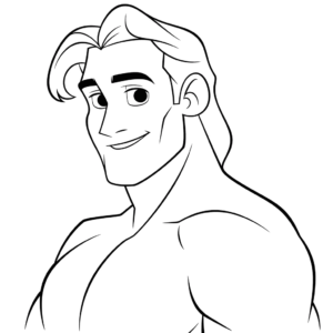 Disegno facile di tarzan