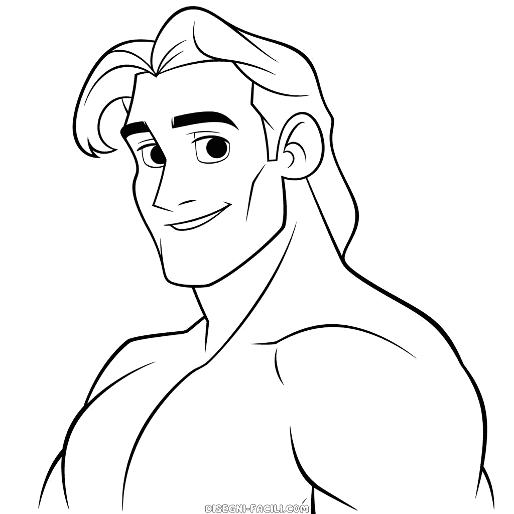Disegno facile di tarzan