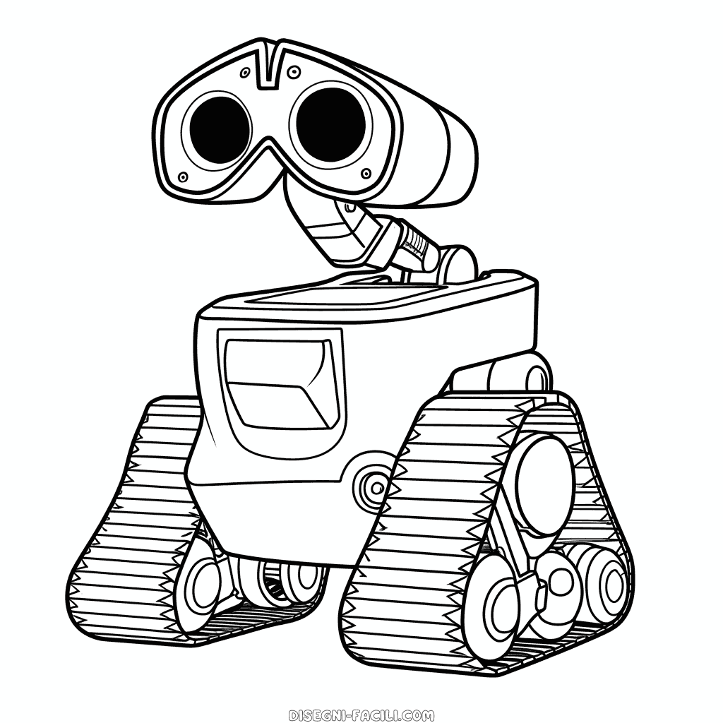 Disegno facile di wall-e