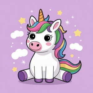 Disegni Facili di Unicorni