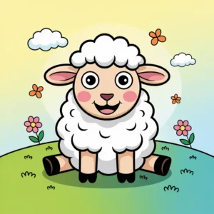Disegni Facili di Pecore
