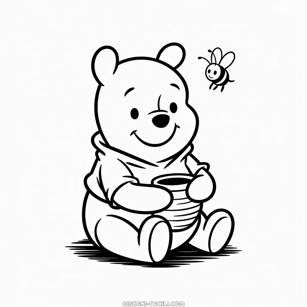 Disegno Facile di Adorabile Disney