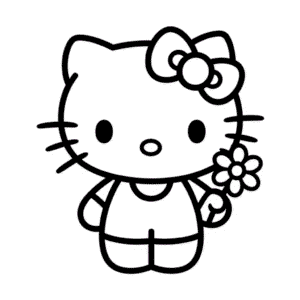 Disegno Facile di Anime Hello Kitty