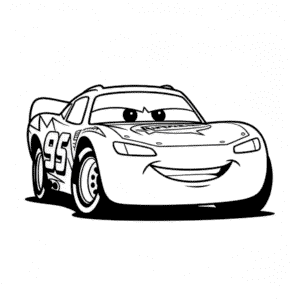 Disegno Facile di Cartone Animato Disney Cars