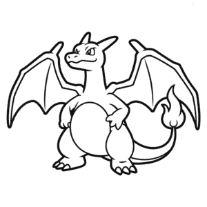 Disegno Facile di Charizard Pokémon
