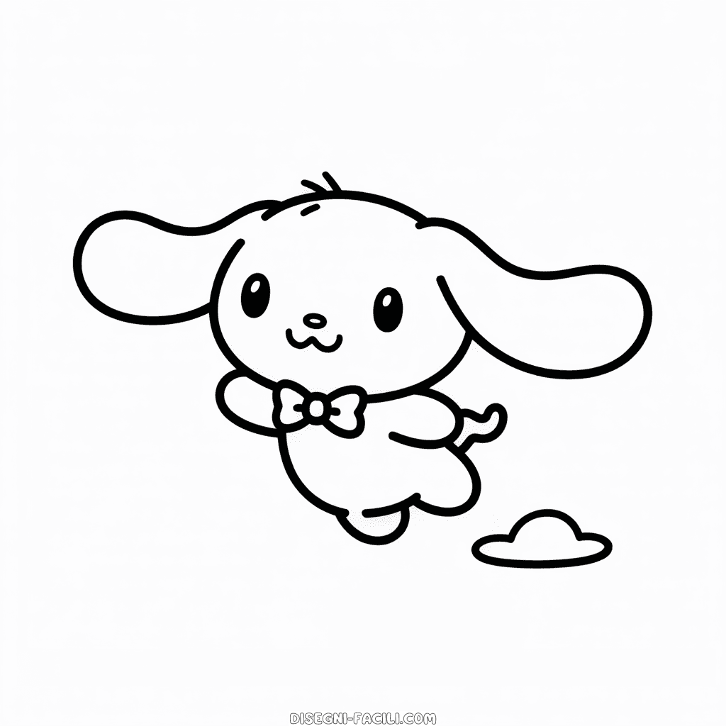 Disegno Facile di Cinnamoroll Hello Kitty