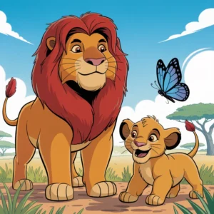 Disegni Facili del Re Leone