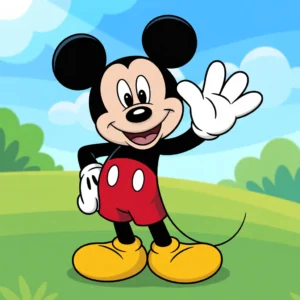 Disegni Facili di Topolino