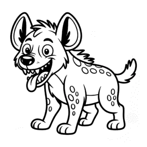 Disegno Facile di Ed da Il Re Leone