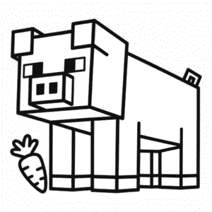 Disegno Facile di Minecraft Animali