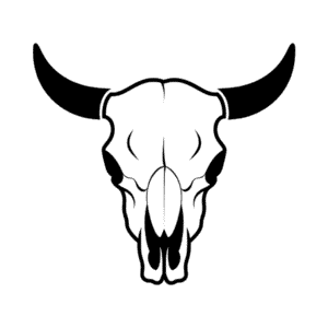 Disegno Facile di Teschio di mucca