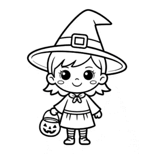 Disegno Facile di Chibi Halloween