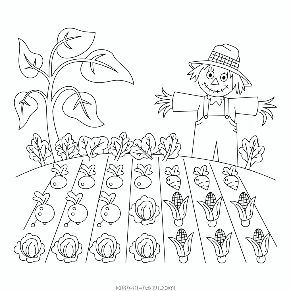 Disegno Facile di Colture agricole