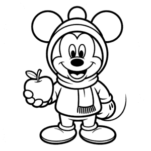 Disegno Facile di Disney Autunno
