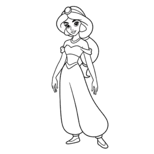 Disegno Facile di Jasmine Realistica