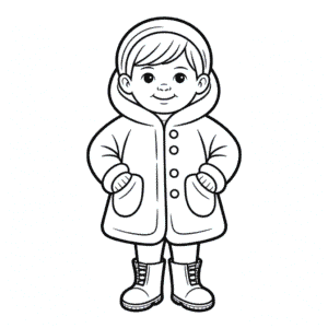 Disegno Facile di Moda Autunnale