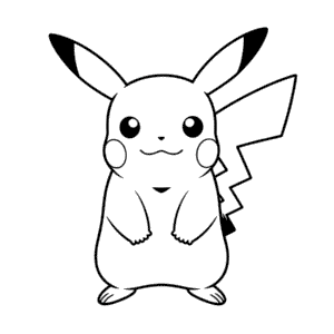 Disegno Facile di Pikachu di Base