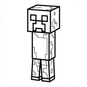 Disegno Facile di Creeper Minecraft