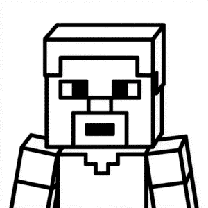 Disegno Facile di Faccia Minecraft