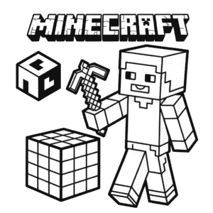 Disegno Facile di Gioco Minecraft