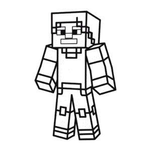 Disegno Facile di Jesse Minecraft