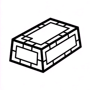Disegno Facile di Minecraft Oro