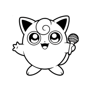 Disegno Facile di Pokémon Jigglypuff